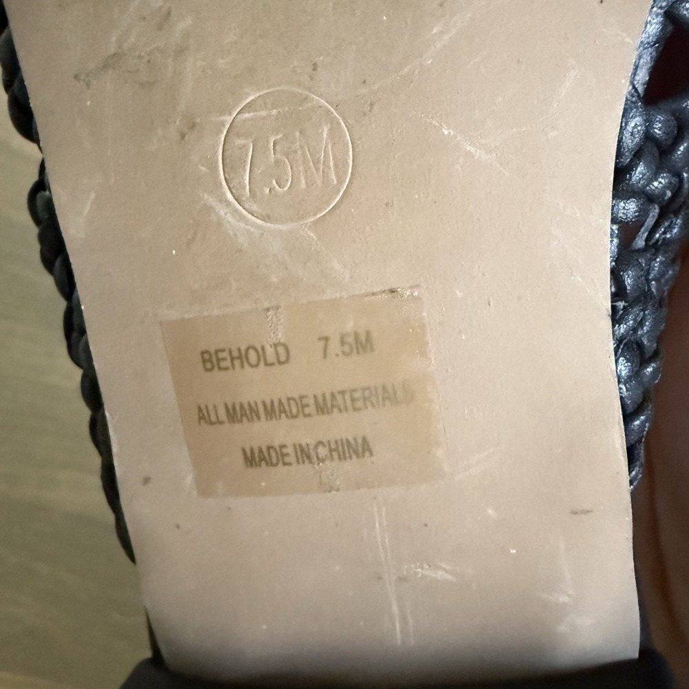 Joie Womens 7.5M Black Faux Leather Behold Slip On Pointy Toe‎ Mules Flats Shoes - Picture 7 of 8